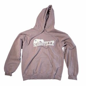 Nashville Tennessee Hoodie Size Medium Purple Sweatshirt Music City
